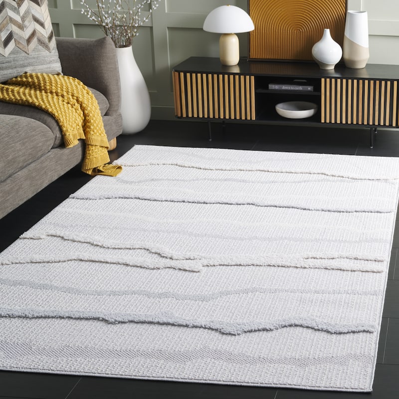 SAFAVIEH Trends Diana Modern Rug - 4' x 6' - Ivory/Grey