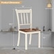 preview thumbnail 2 of 4, Gymax 4PCS Wooden Dining Side Chair High Back Armless Home Furniture - See Details