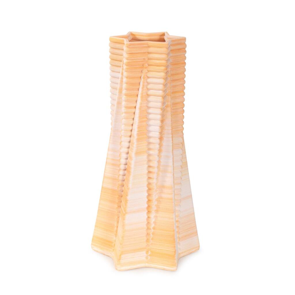Linnet Grooved Vase- Short