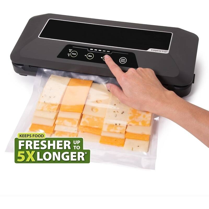 Presto 05622 Fresh Daddy Automatic Electric Vaccum Sealer Bed Bath