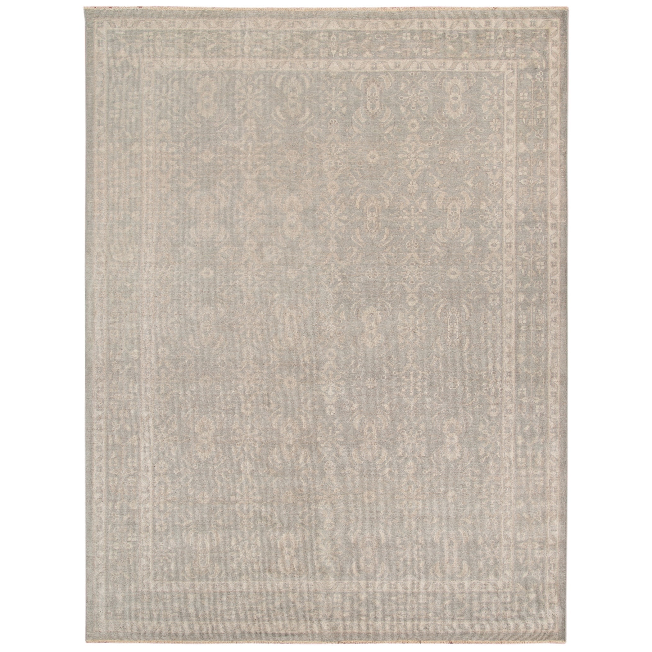 Ainsley Bordered Area Rug - Light Blue - 10' x 15' - 10' x 15'