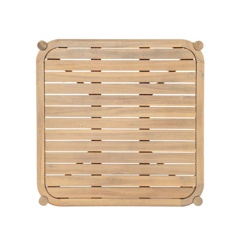 Christopher Knight Home - CoastalRope Modern Outdoor Acacia Wood 7 Piece Conversation Set with Rope Woven Arms