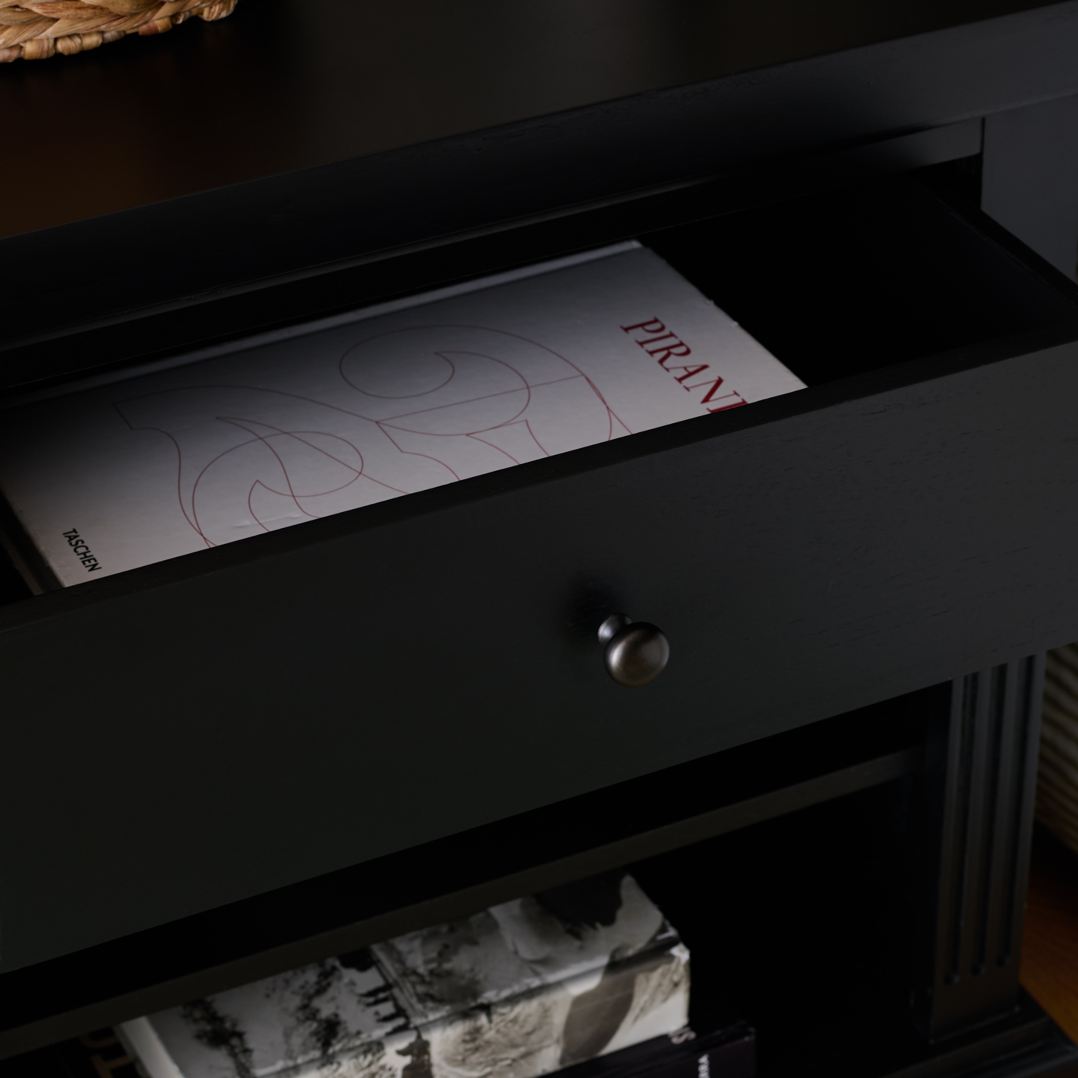 SAFAVIEH Ahasu Scandinavian Acacia Nightstand, Fully Assembled