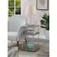 Option Grey Faux Marble/Chrome