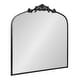 preview thumbnail 145 of 174, Kate and Laurel Arendahl Traditional Baroque Arch Wall Mirror 28x30 - Black