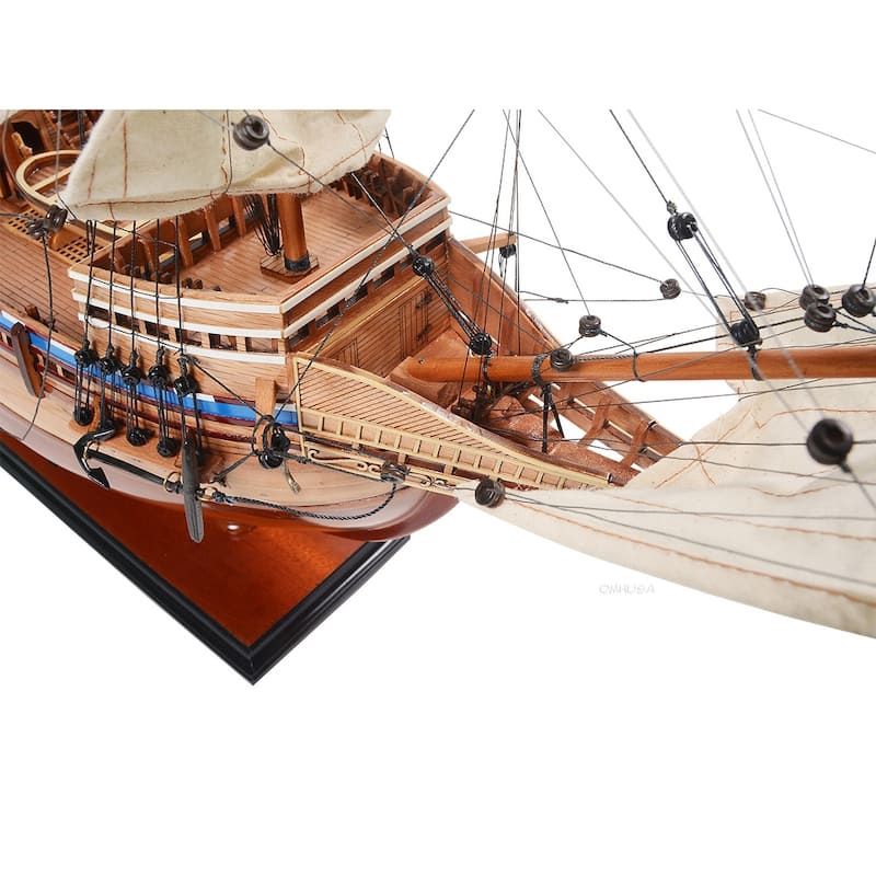 Majestic Mayflower Combo: A Model Ship and Iconic T-Shirt - Multi-Color