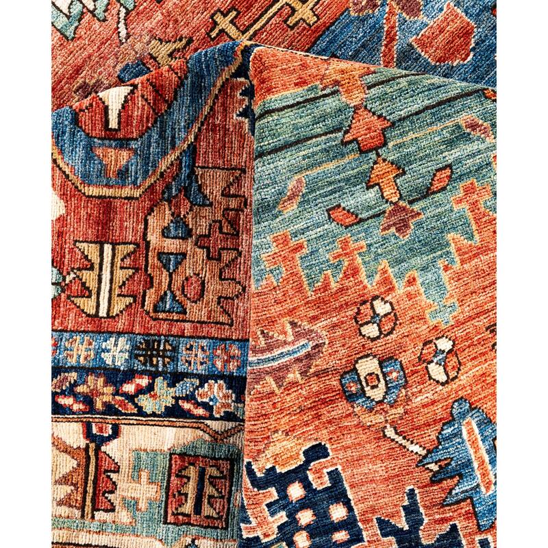 Serapi One-of-a-Kind Hand-Knotted Area Rug - Orange - 8' 1" x 10' 3"
