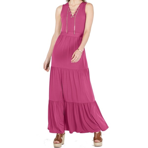 michael kors gowns purple
