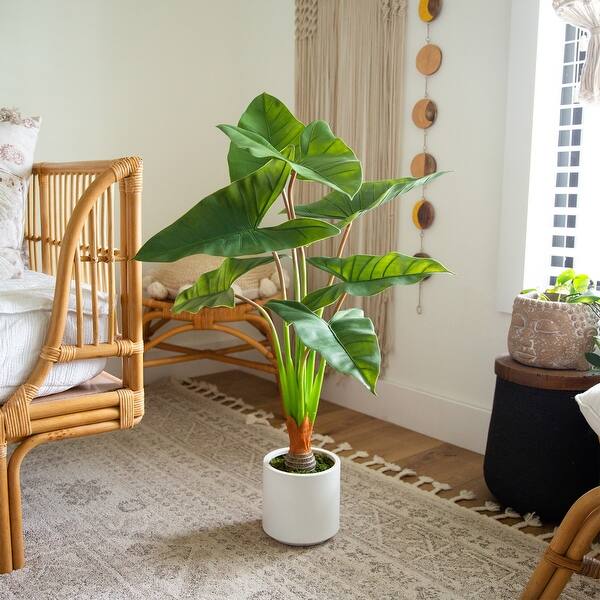 Arrowhead Philodendron Artificial Plant with Planter - 3.5' - Bed Bath &  Beyond - 42766772