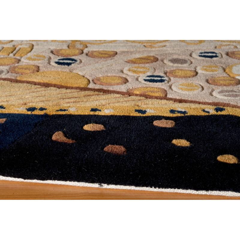 Momeni New Wave Hand Tufted New Zealand Wool Contemporary Abstract Area Rug