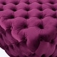 preview thumbnail 35 of 54, Jaymee Modern Glam Button Tufted Velvet Ottoman by Christopher Knight Home