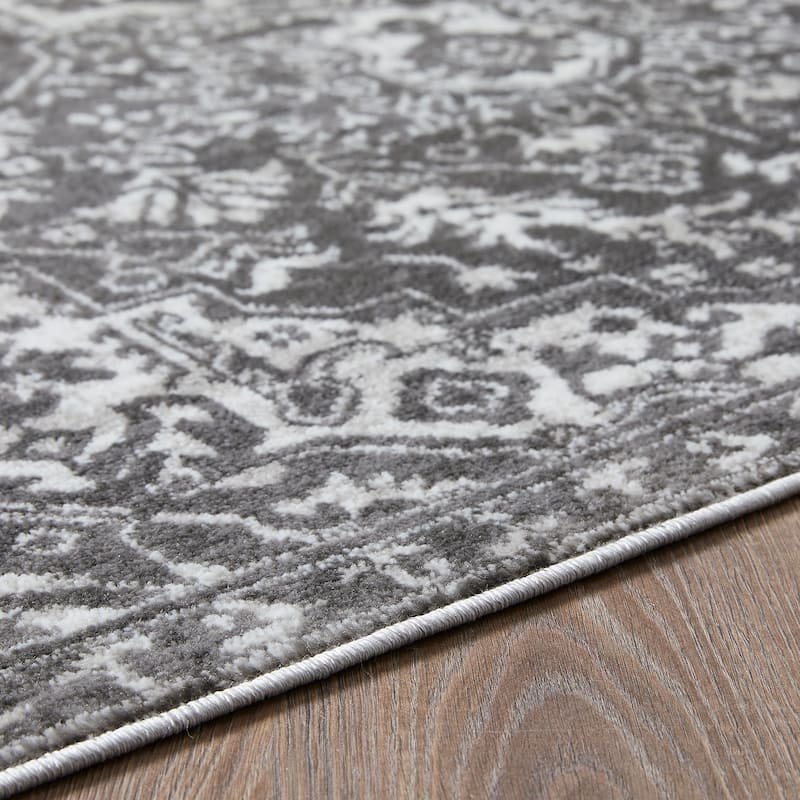 Loomaknoti Rhane Valeina Gray Area Rug