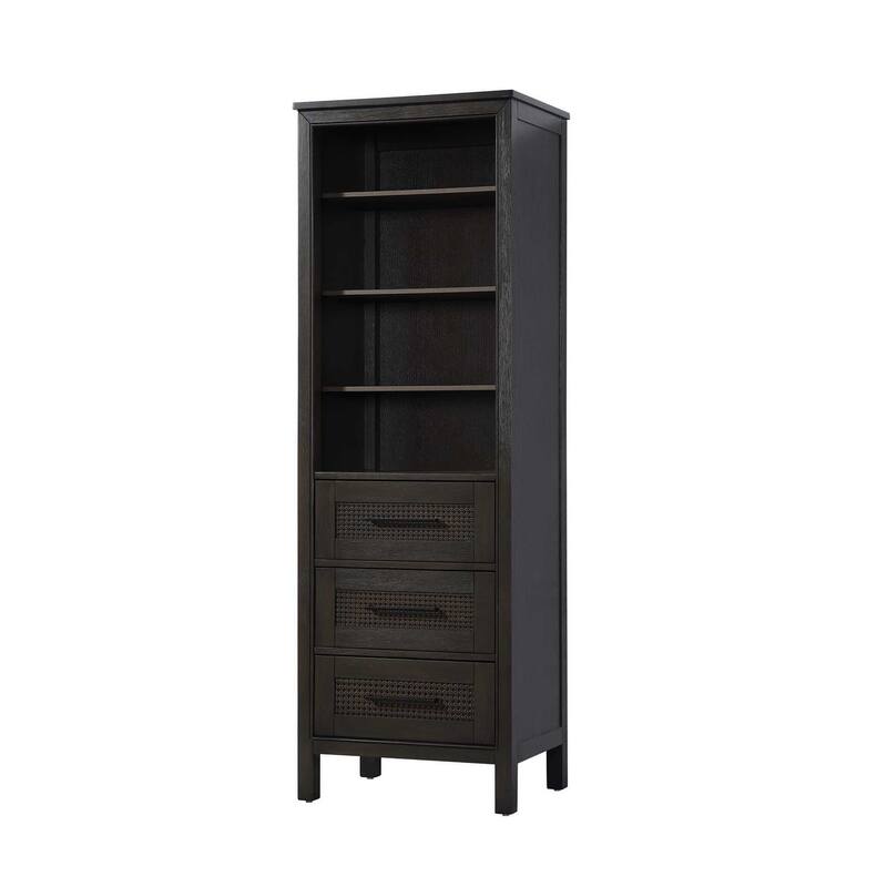 Winslow 16-28 Inch Open Shelving Bath Storage Cabinet