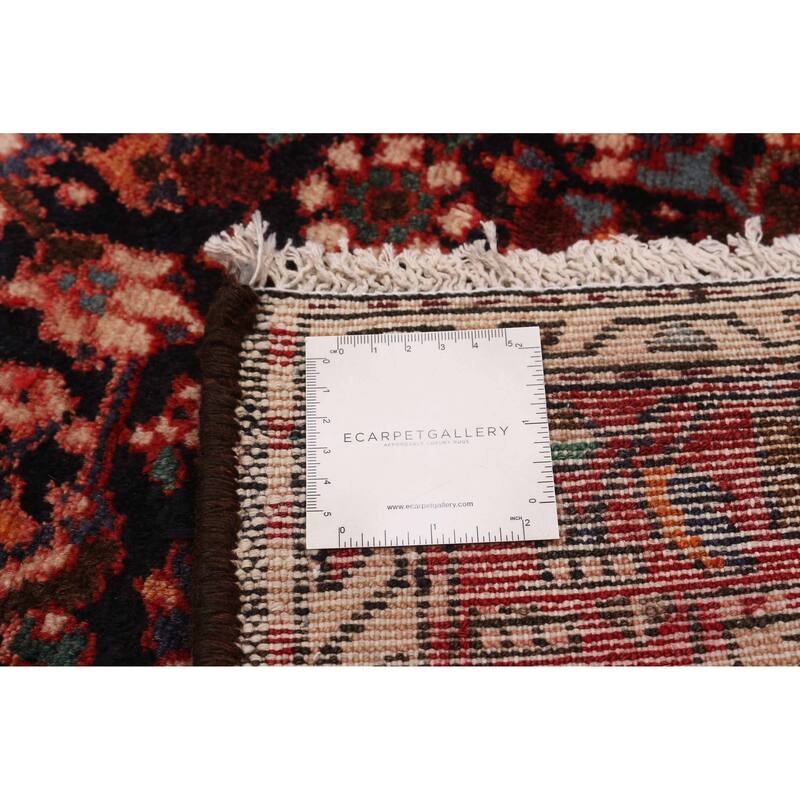 ECARPETGALLERY Hand-knotted Andelz Navy Wool Rug - 3'6 x 9'4