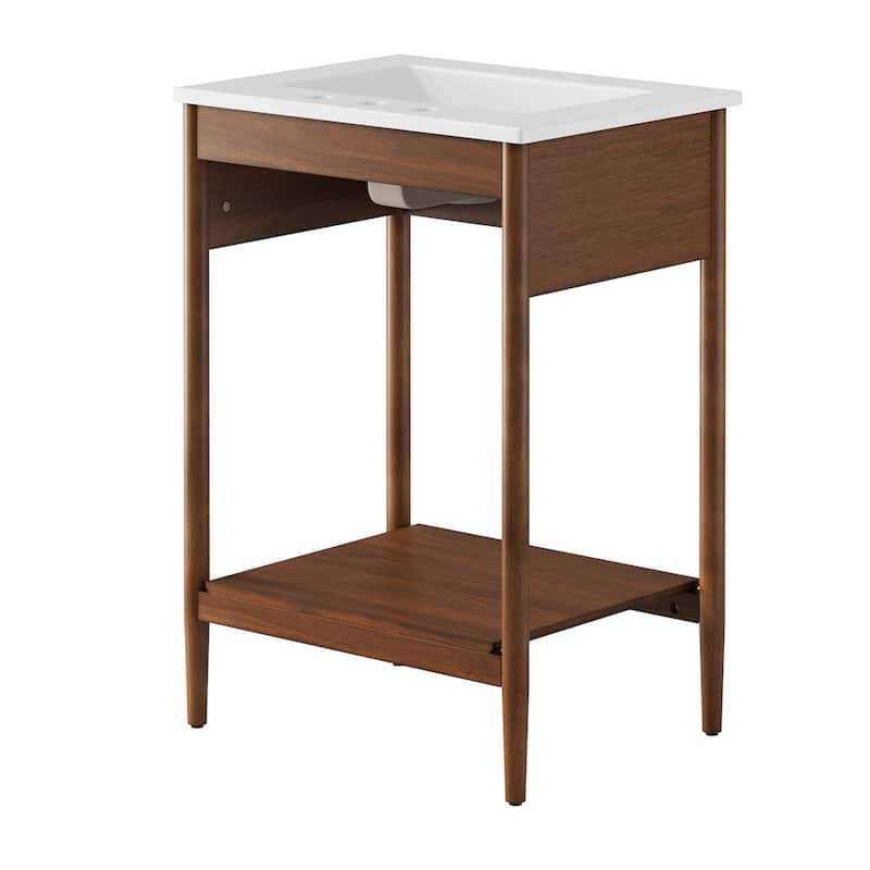 Zaire 18"/24"/30"/36"/48" Bathroom Vanity with White Sink Top