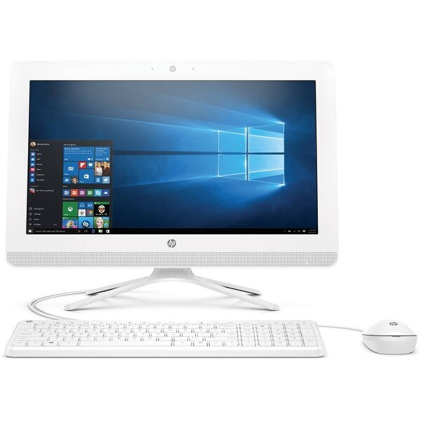 Refurbished - HP 20-C020 19.5" AIO Desktop PC AMD E2-7110 1.8GHz 4GB 1TB Radeon R2 DVDRW Win10