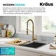preview thumbnail 73 of 158, Kraus Bolden 2-Function 1-Handle Commercial Pulldown Kitchen Faucet