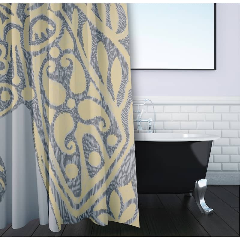 Inky Animal Print Shower Curtain (71 x 74)