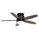 preview thumbnail 7 of 7, Armon 44 in. Low Profile Flush Mount Ceiling Fan with Reversible Blades, Dimmable LED Light Kit and Remote, Frosted Glass Shade
