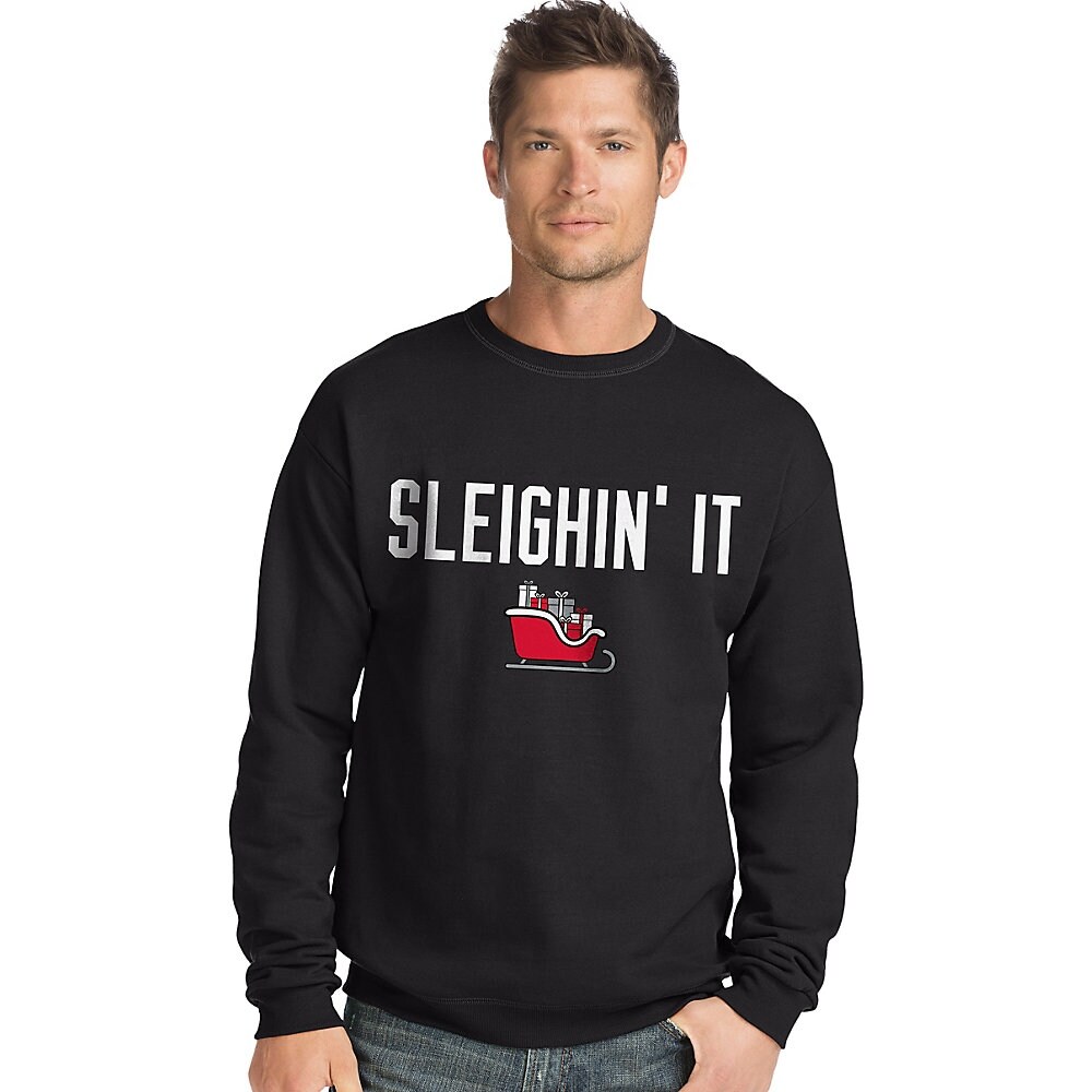 hanes christmas sweatshirts