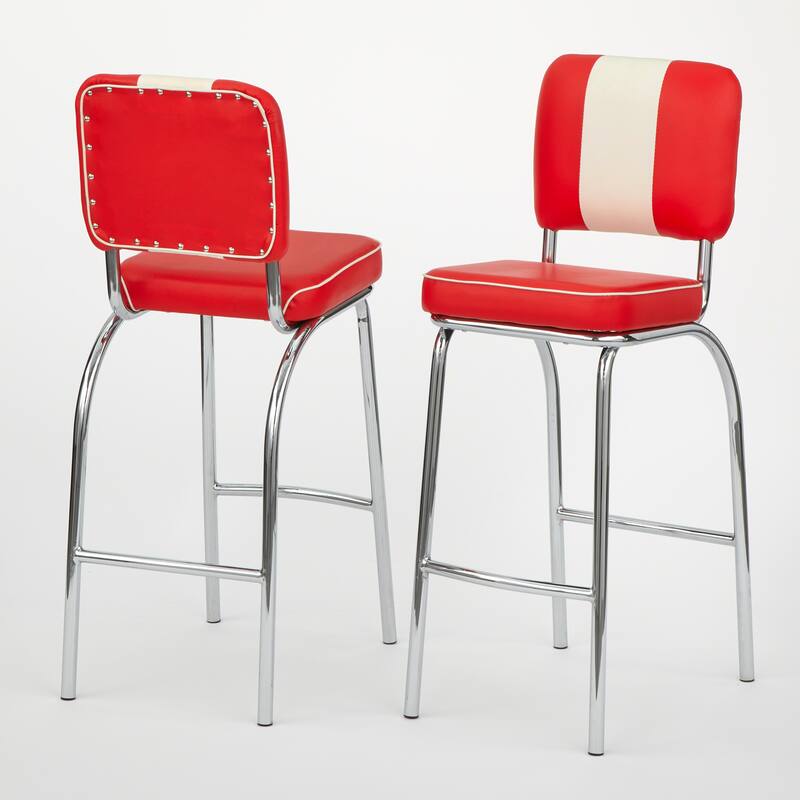 Simple Living Raleigh Retro 30" Bar Stool (Set of 2)