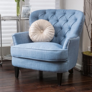 Tafton Tufted Oversized Fabric Club Chair by Christopher Knight Home - 33.50" L x 35.00" W x 34.50" H