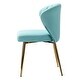 preview thumbnail 33 of 105, HULALA HOME Upholstered Tufted Back Side Accent Dining Chair with Small Base