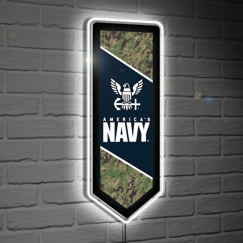 United States Navy LED Lighted Sign - Multi