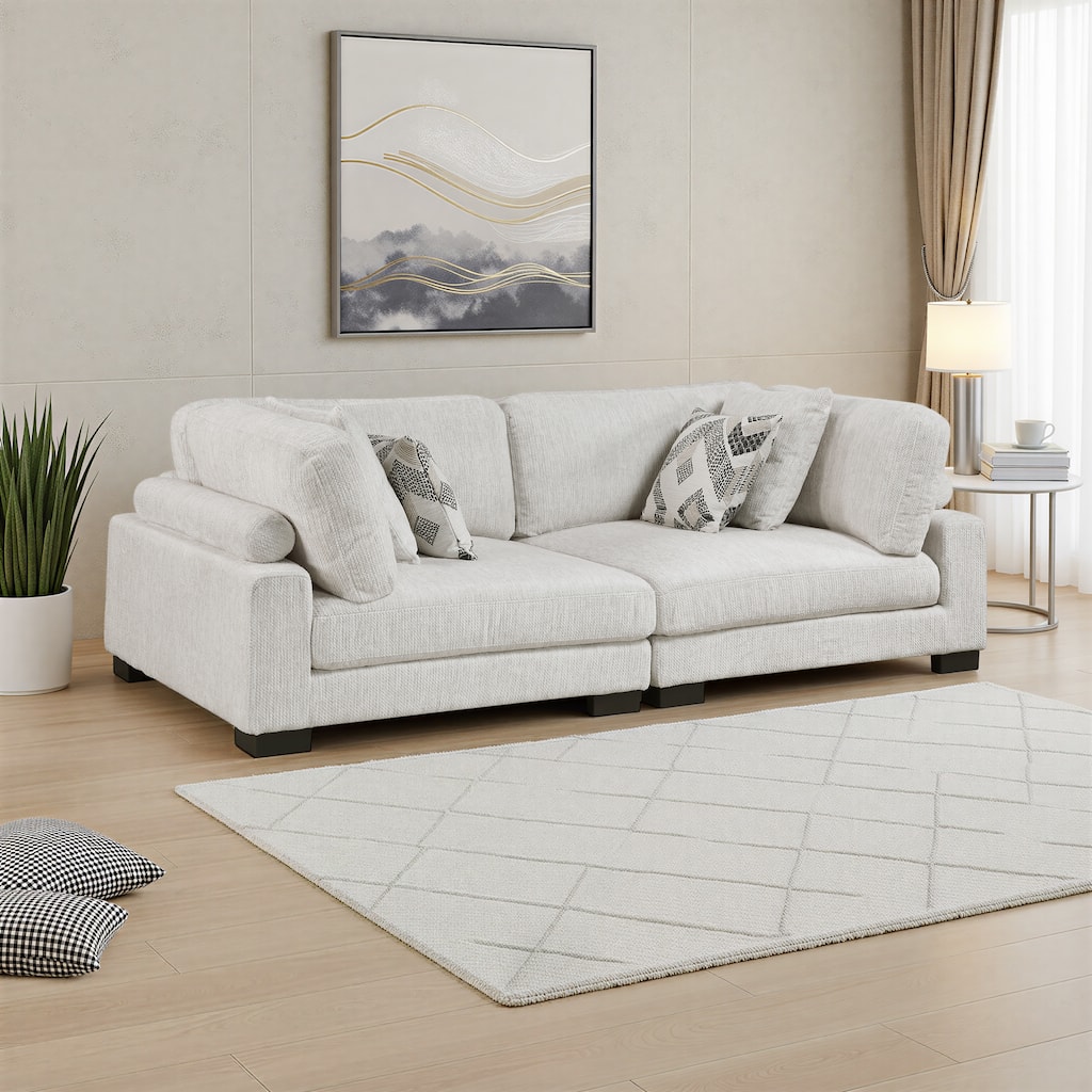 Fremont & Park Abbeville Microfiber Living Room Loveseat