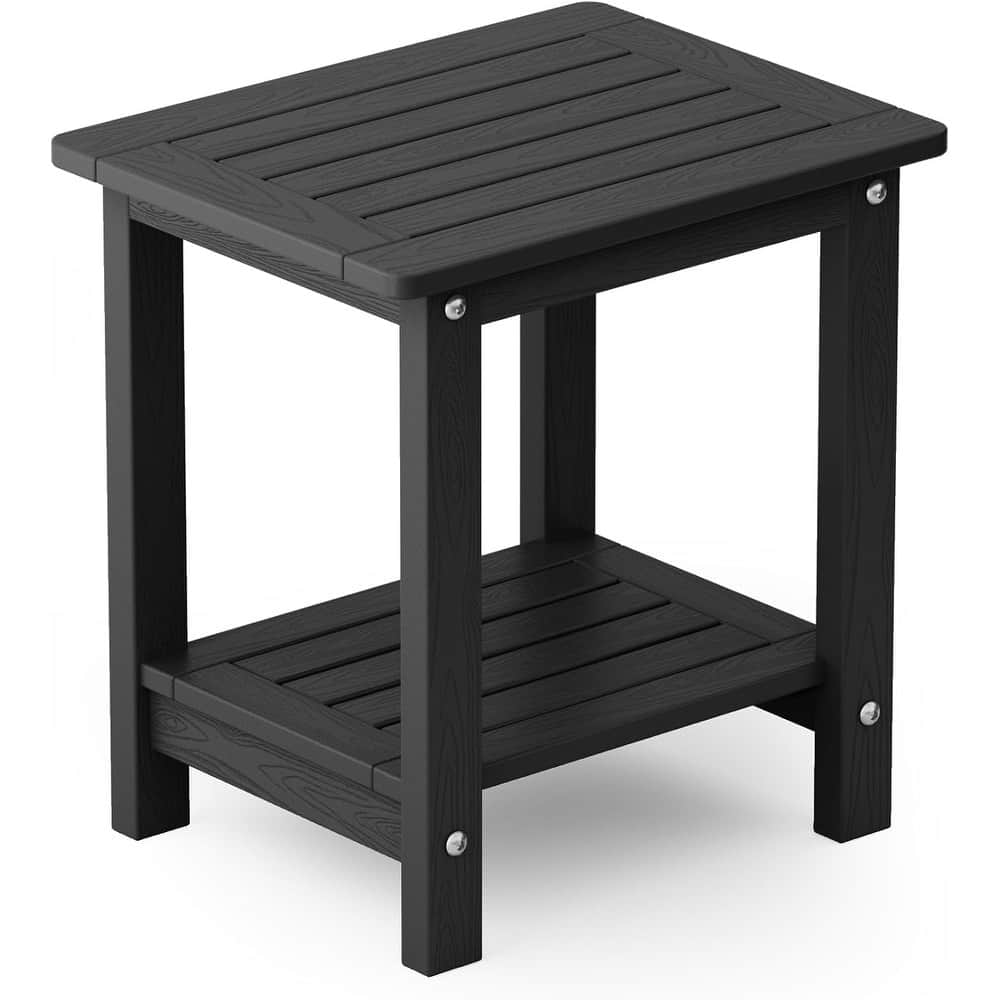 WINSOON HIPS All Weather Table Adirondack Square Side Table