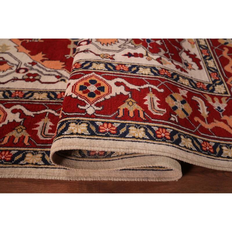 Red Sultanabad Oriental Area Rug Handmade Wool Carpet - 8'0" x 9'8"