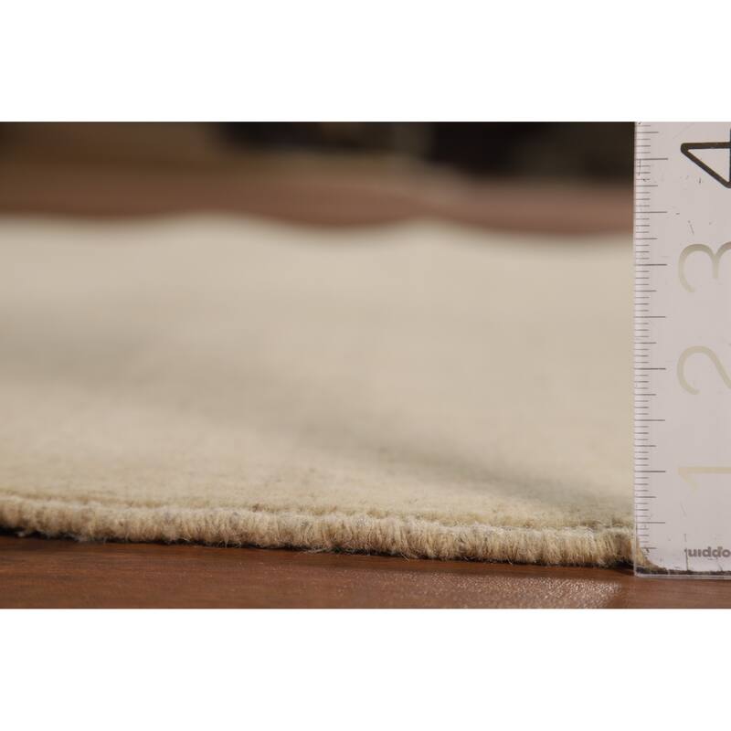 Contemporary Gabbeh Oriental Accent Rug Hand-Knotted Wool Carpet - 4'0"x 6'0"