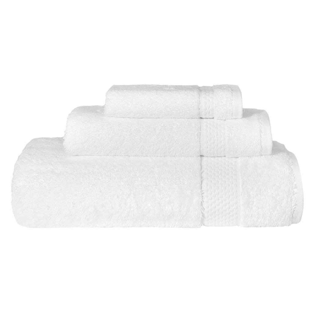 Authentic Hotel and Spa 100% Aeagean Long Staple Turkish Cotton STARLIGHT Terry 3 Piece Towel Set