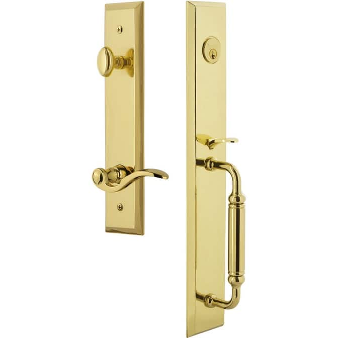 Grandeur Fifth Avenue Solid Brass Rose Right Handed Dummy "C" Grip