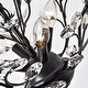 preview thumbnail 6 of 6, Maxax 4 - Light Unique Classic / Traditional Chandelier with Crystal Accents