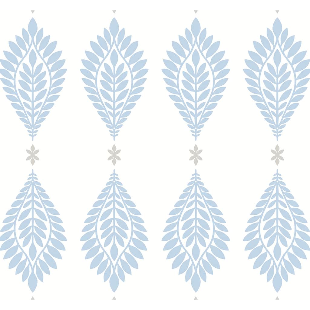 Luxe Haven Palm Frond Peel and Stick Wallpaper - 27 in. W x 18 ft. L