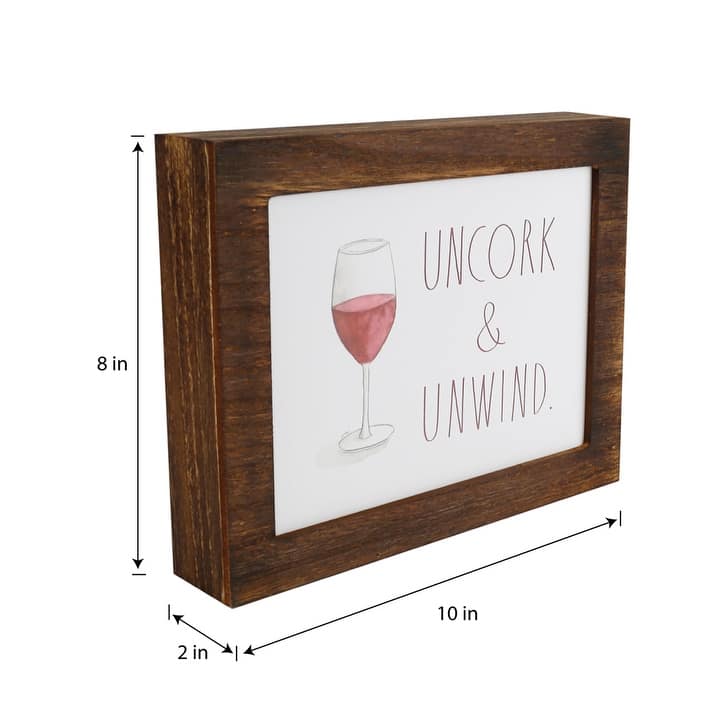 Rae Dunn Wine Themed Wall/Desk Plaque