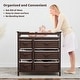 preview thumbnail 4 of 9, Baby Changing Table, Baby Changing Station Dresser with 6 Storage Drawers and Pad