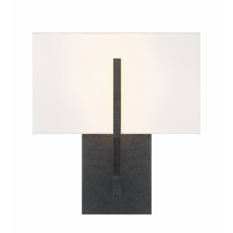 Carlyn 2 Light Black Sconce - 10"W x 11"H x 3.75"D