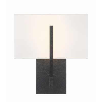 Carlyn 2 Light Black Sconce - 10"W x 11"H x 3.75"D