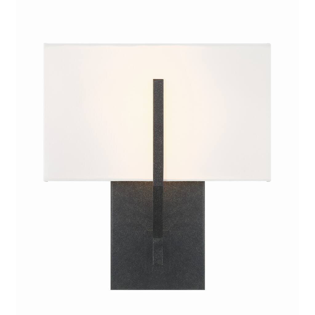 Carlyn 2 Light Black Sconce - 10"W x 11"H x 3.75"D