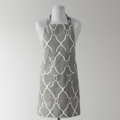 Exclusive Fabrics Aiden Printed Cotton Apron - 27 X 34
