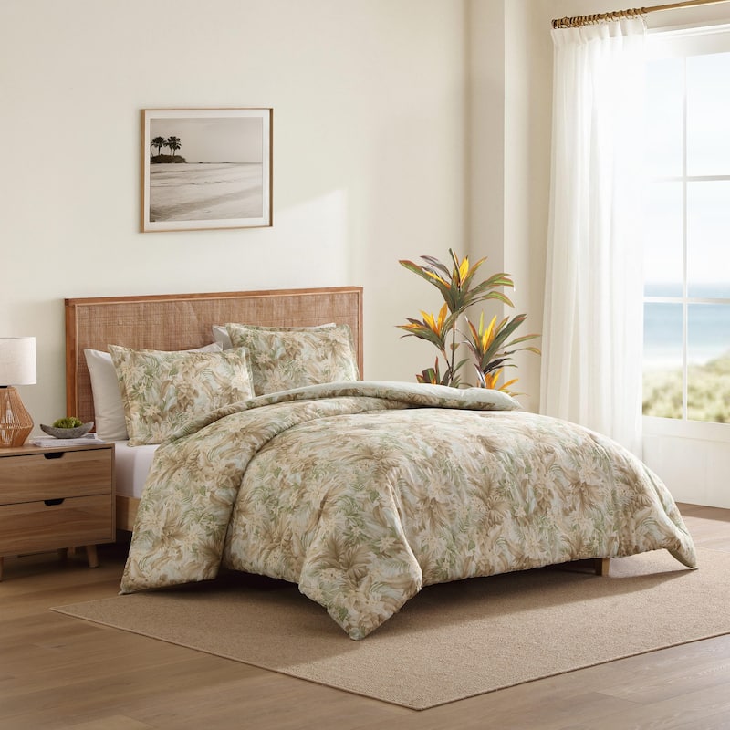 Tommy Bahama Palm Paradise Cotton Green Comforter Set