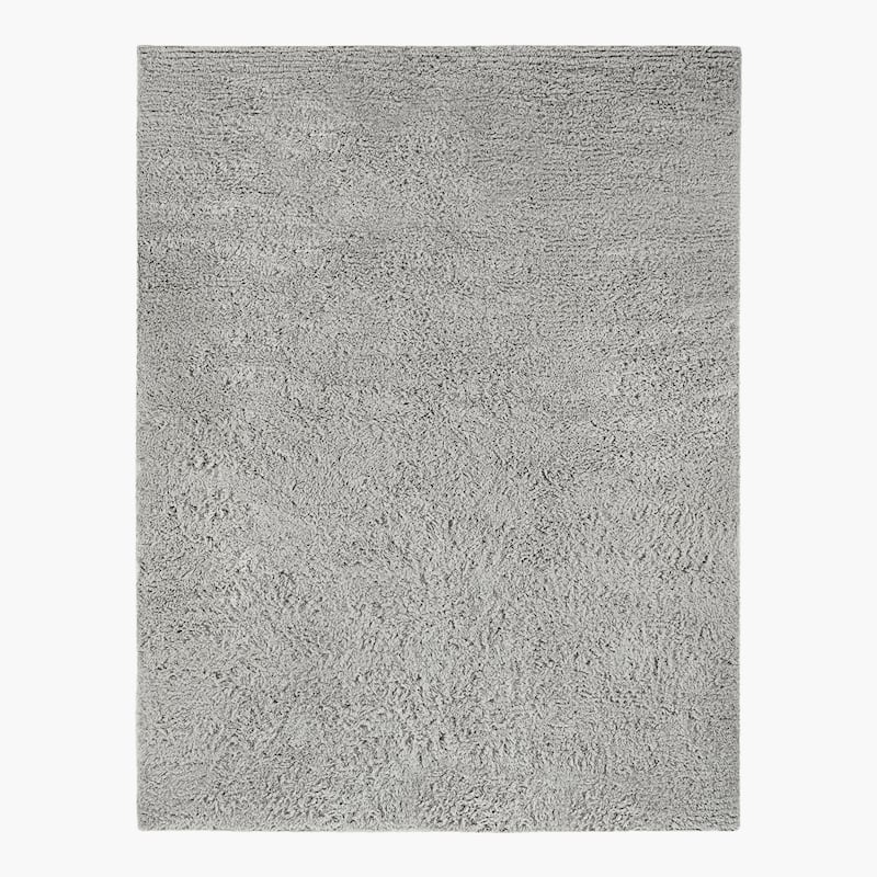 Ben Soleimani Performance Shag Handwoven Ultrifine Spun PET Rug - 6' x 9' - Parchment