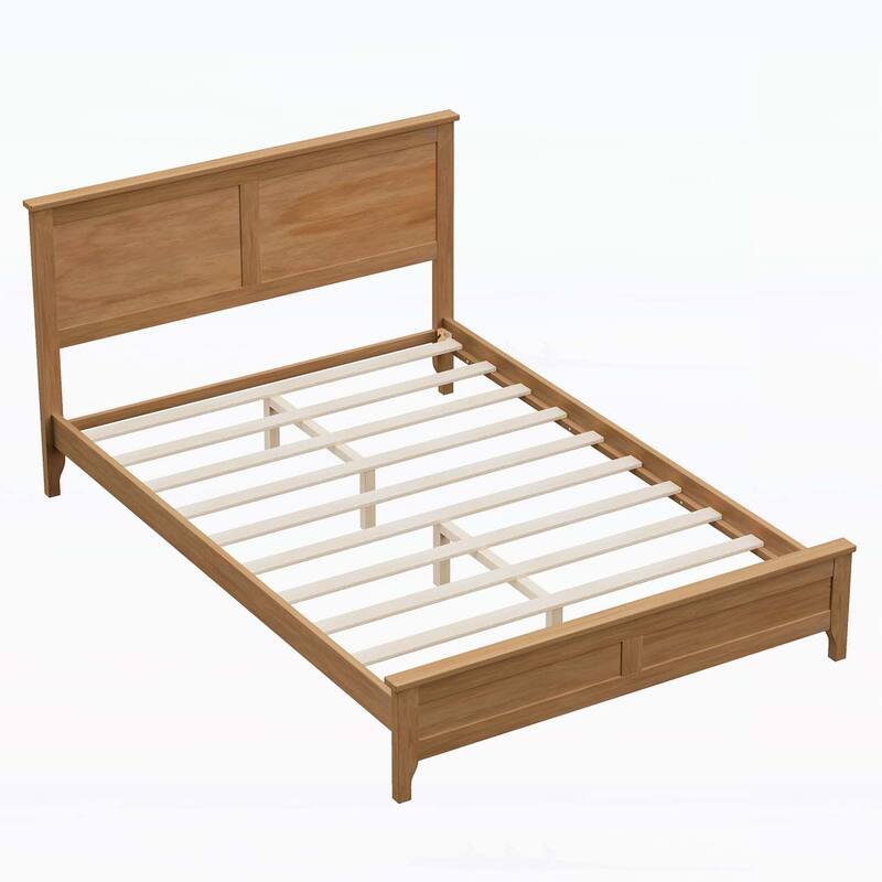 Exquisite Wood Platform Bed for Dreamy Slumbers
