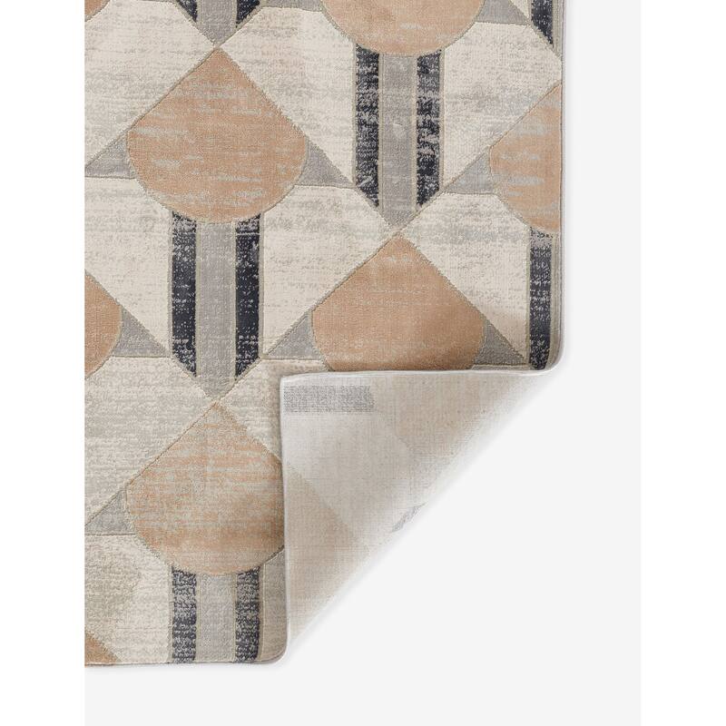 Momeni Edition Polyester Geometric Area Rug