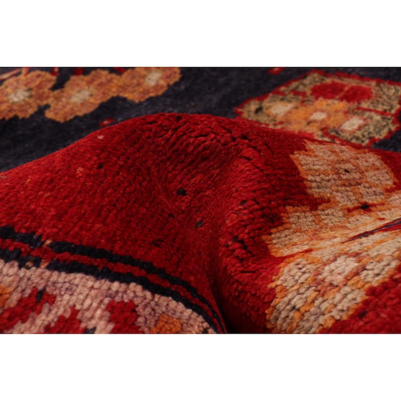 ECARPETGALLERY Hand-knotted Melis Vintage Red Wool Rug - 4'7 x 12'10