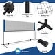 preview thumbnail 2 of 7, Gymax 14FT Adjustable Badminton Net Set W/2 Shuttlecocks Portable