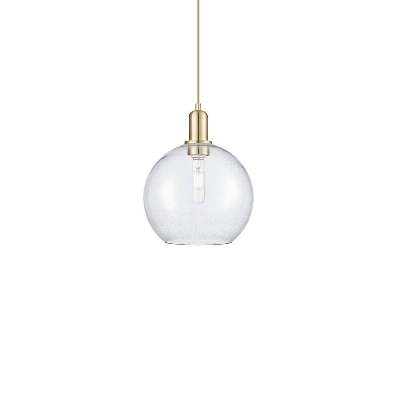 Innovations Lighting 716-1P-13-10 Athens Pendant Athens 10" Wide Mini - Champagne Bronze / Seedy