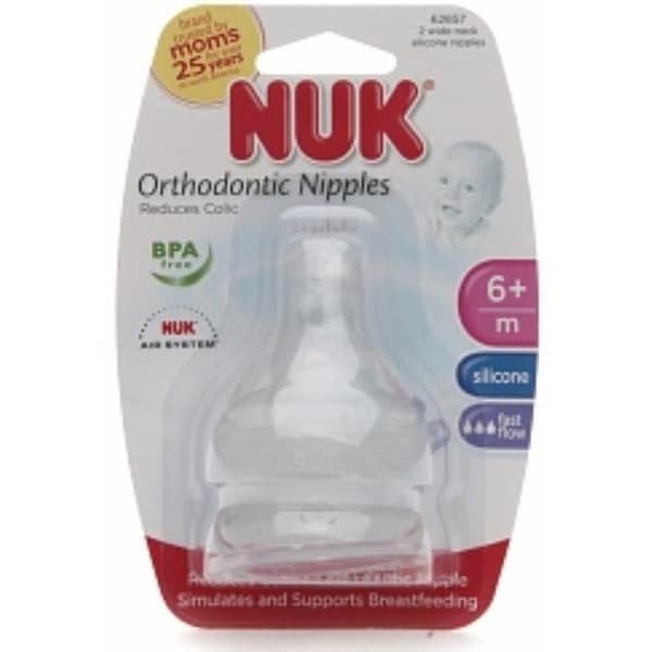 nuk nipples size 2 medium flow
